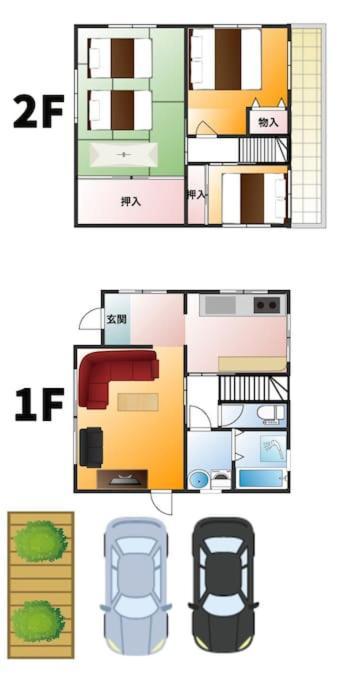 Apartment ビーチまで徒歩5分 Bbq無料 7名迄ok 一軒貸切type Bignet *